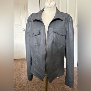 White House Black Market Gray Lightweight Jacket